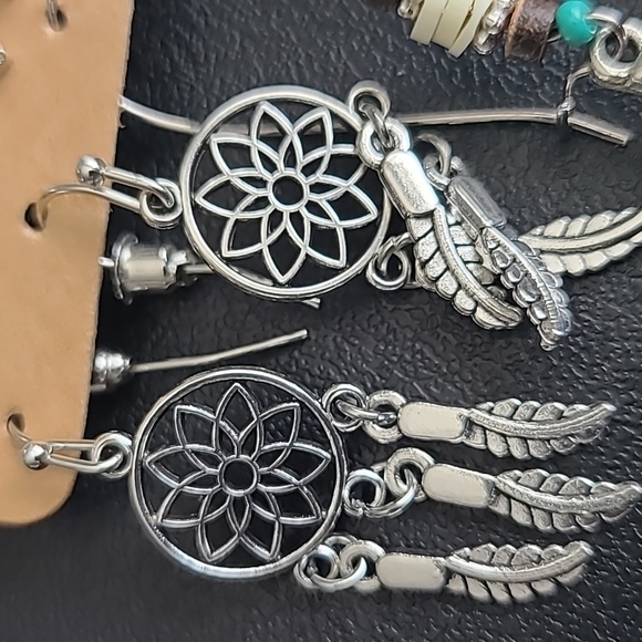 Boho style earrings six pack - Picture 2 of 7